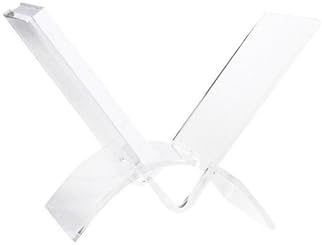 Fenteer Clear Acrylic Cookbook Holder for Home and Business Use
