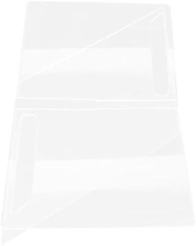 HOODANCOS Acrylic Bookshelf Stand for Cookbooks