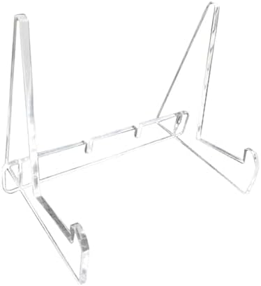 Adjustable Acrylic Book Stand with Support Shelves