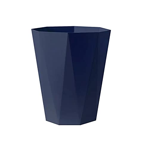 Zentto Spruce Dark Blue Wastebasket for Home