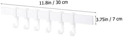 POPETPOP 3Pcs Adhesive Hook Rack for Kitchen and Bathroom