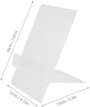 Zerodeko Practical Acrylic Reading Stand for Kitchen and Home