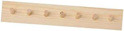 Luxshiny 1Pc Nordic Style Wooden Wall Hook