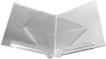 WBANGIAO Clear Acrylic Book Stand for Reading and Display