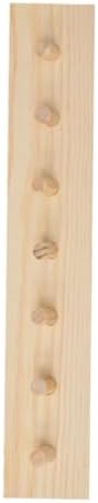 GLEAVI 1Pc Creative Wooden Coat Hook Minimalist Design