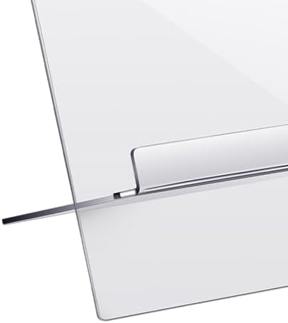 Acrylic Cookbook Holder for Kitchen Counter Clear and Adjustable