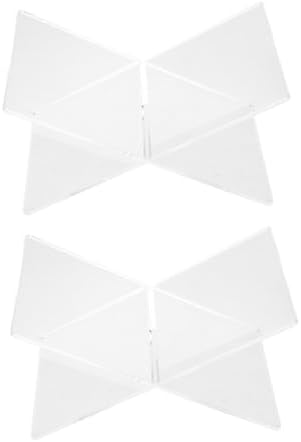 SHOWERORO Acrylic X-Shape Book Stand