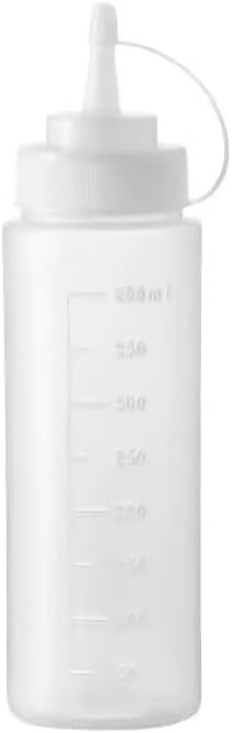 Strmuscle Condiment Squeeze Bottle Clear Plastic 24 oz Measurements