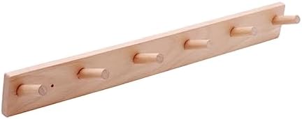 Wooden Wall Hooks for Clothes and Hats Sturdy Design