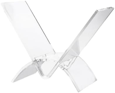 Fenteer Clear Acrylic Cookbook Holder for Home and Business Use