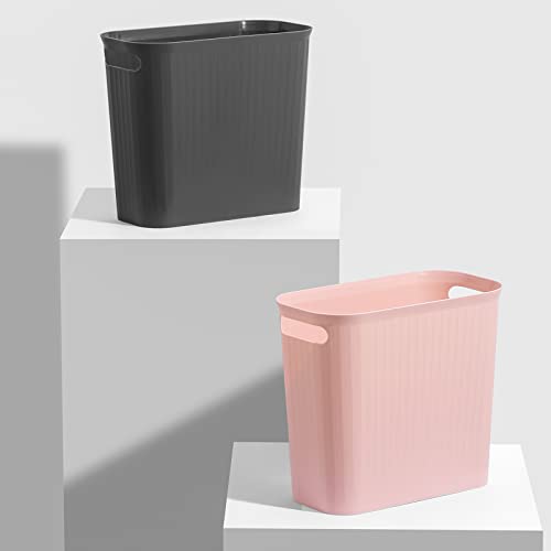 Rejomiik Small Trash Can 35 Gallon Slim Waste Basket