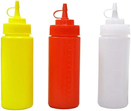 NF Yellow Condiment Squeeze Bottle for Kitchen