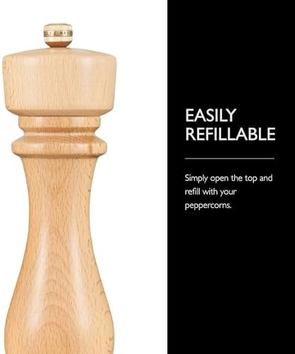 Cole Mason London Spice Mill - 11 Table Pepper Grinder with Carbon Steel Mechanism