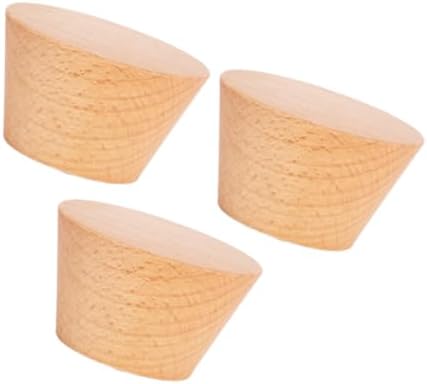 3pcs Beech Wooden Hooks Multifunctional Wall Organizer