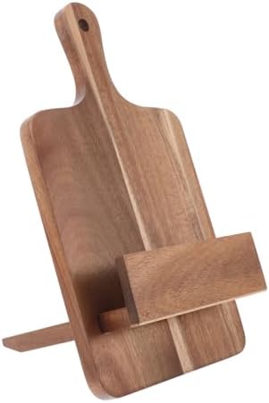 OKUMEYR Wooden Recipe Stand Wall-Mount Kitchen Holder