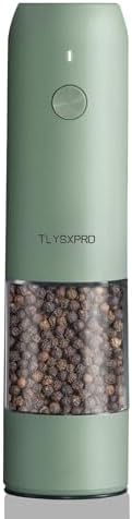 TLYSXPRO Electric Pepper Mill with LED Light