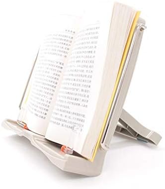 Gray Portable Adjustable Cookbook Stand