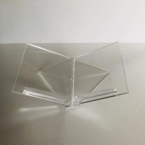 WBANGIAO Clear Acrylic Book Stand for Reading and Display