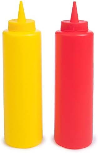 Ketchup and Mustard Squeeze Bottle Combo Pack 2-Pack
