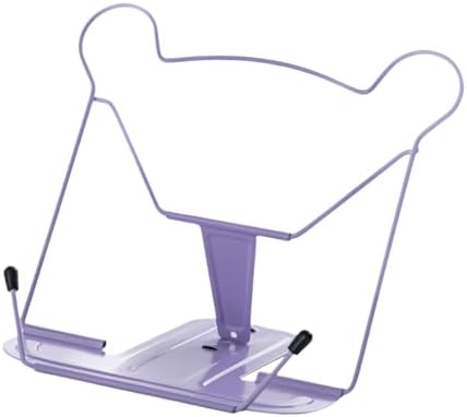 KRDPMV Sleek Metal Book Stand Purple
