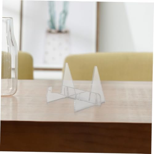 Adjustable Acrylic Bookstand for Cooking Books CDs and More