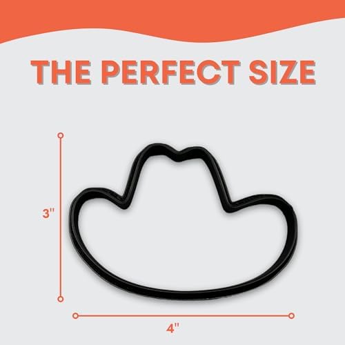 Bundle of Fun Cowboy Hat Cookie Cutter 4 inch