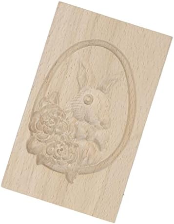 ZJchao Wooden Cookie Cutter with Beautiful Patterns