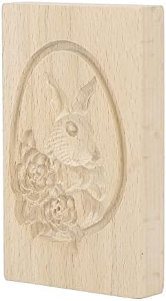 ZJchao Wooden Cookie Cutter with Beautiful Patterns