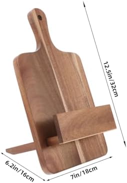 Stylish Wooden Cookbook Holder Stand for Kitchen Counter
