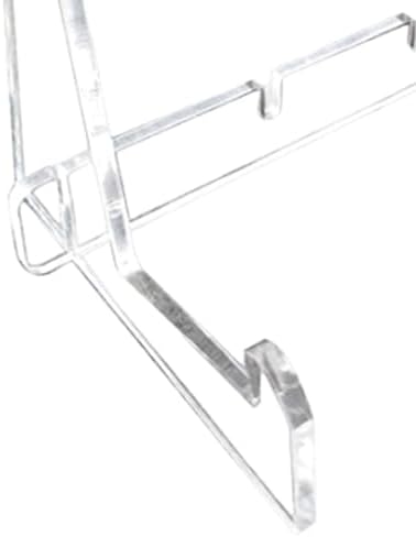 Adjustable Acrylic Book Stand with Support Shelves