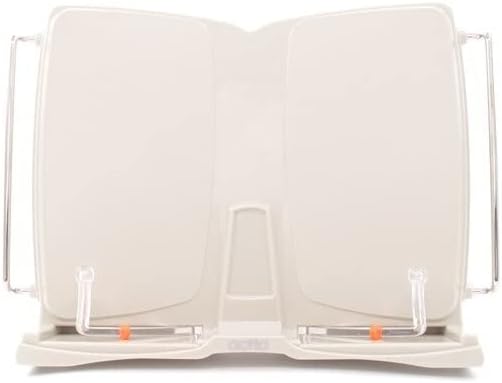 Gray Portable Adjustable Cookbook Stand