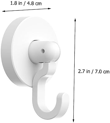 Cabilock 3Pcs Adhesive Door Hooks for Bathroom Kitchen 1