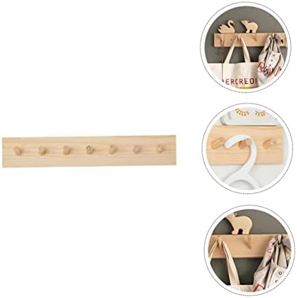 Luxshiny 1Pc Nordic Style Wooden Wall Hook
