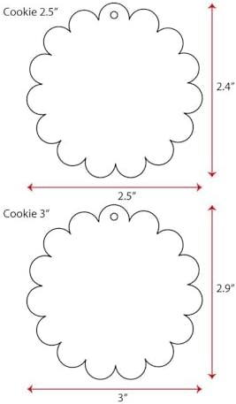 25 Acrylic Keychain Cookie Cutters 18 Thick