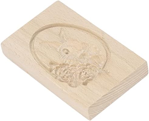 ZJchao Wooden Cookie Cutter with Beautiful Patterns