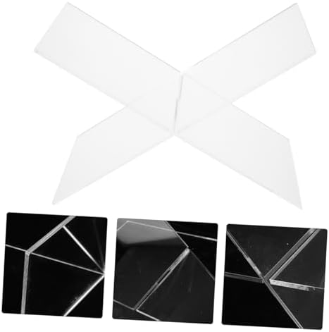 Modern Acrylic Book Stand for Kitchen and Desk