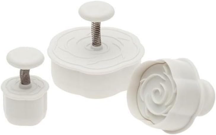Ateco Rose Plunger Cutters Set of 3 Sizes