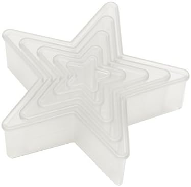NY CAKE 5-Piece Star Nylon Cutter Set