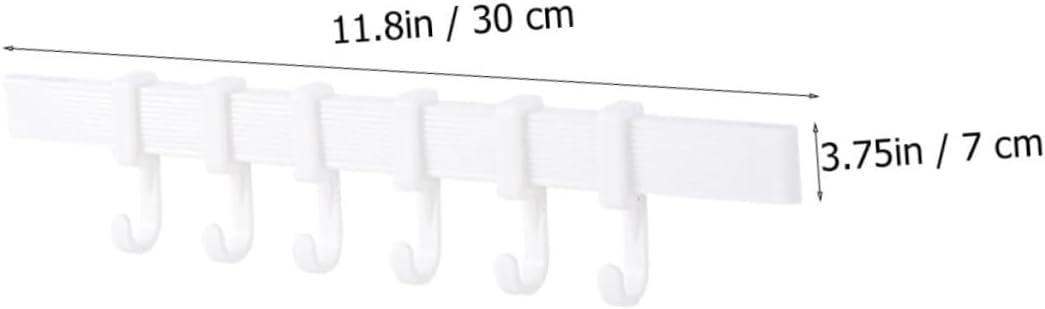 NUOBESTY 3pcs Rotatable Adhesive Hooks Organizer