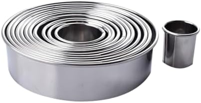 Hoement 12-Piece Cookie Cutter Set with Biscuit Mould