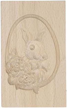 ZJchao Wooden Cookie Cutter with Beautiful Patterns