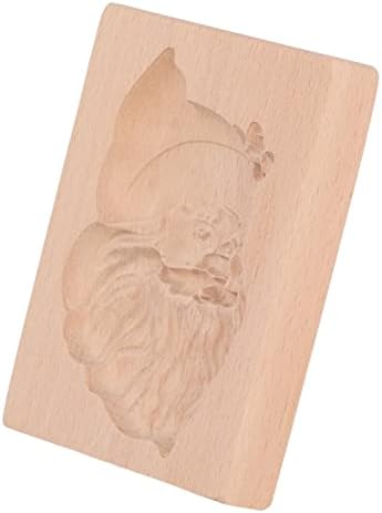 DMLENGOIN 3D Wooden Cookie Cutters Holiday Baking Tool
