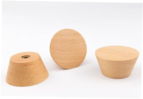 Wakauto 3pcs Beech Wall Hooks Multifunctional Rack