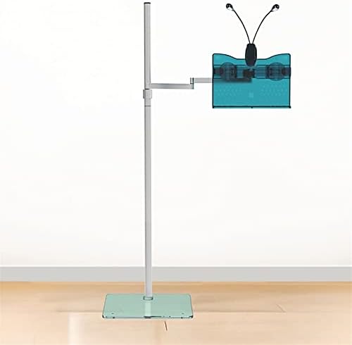 ZJDYDY Green Adjustable Floor Bookstand with Lights