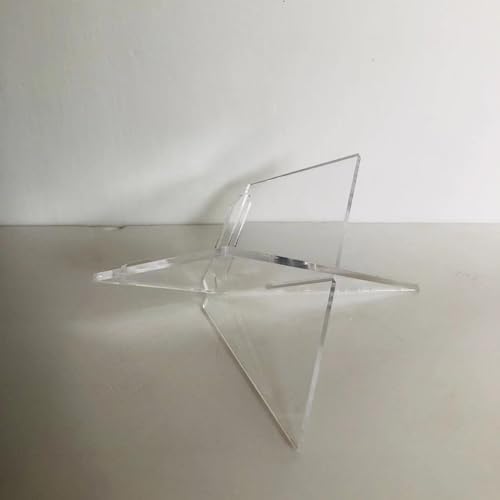 WBANGIAO Clear Acrylic Book Stand for Reading and Display