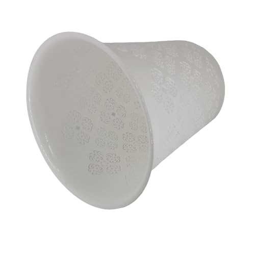 IDEN 8L Plastic Trash Can - White Modern Versatile