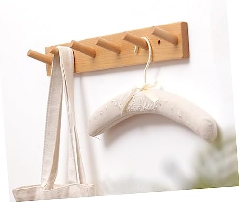 JECOMPRIS Creative Wooden Storage Rack for Entryway