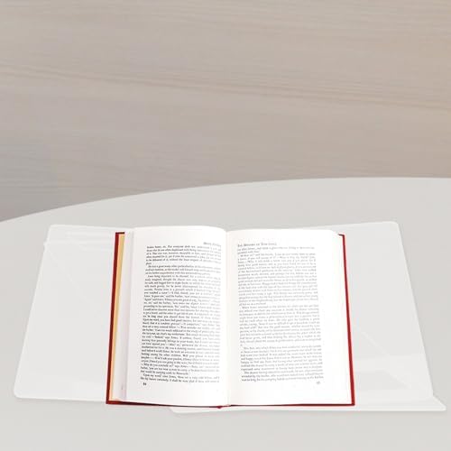 HOODANCOS Acrylic Bookshelf Stand for Cookbooks