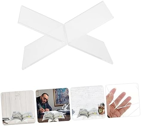 HOOTNEE Acrylic Book Stand for Cookbooks and Magazines