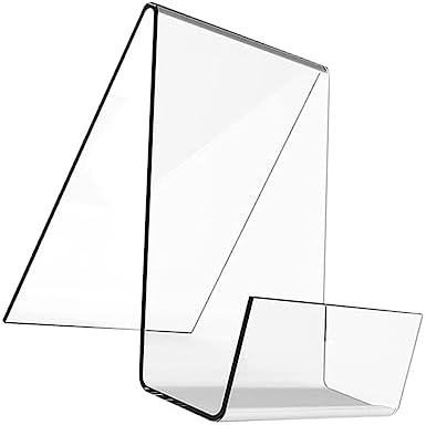 2pcs Acrylic Cookbook Stand Book Holder Display Racks